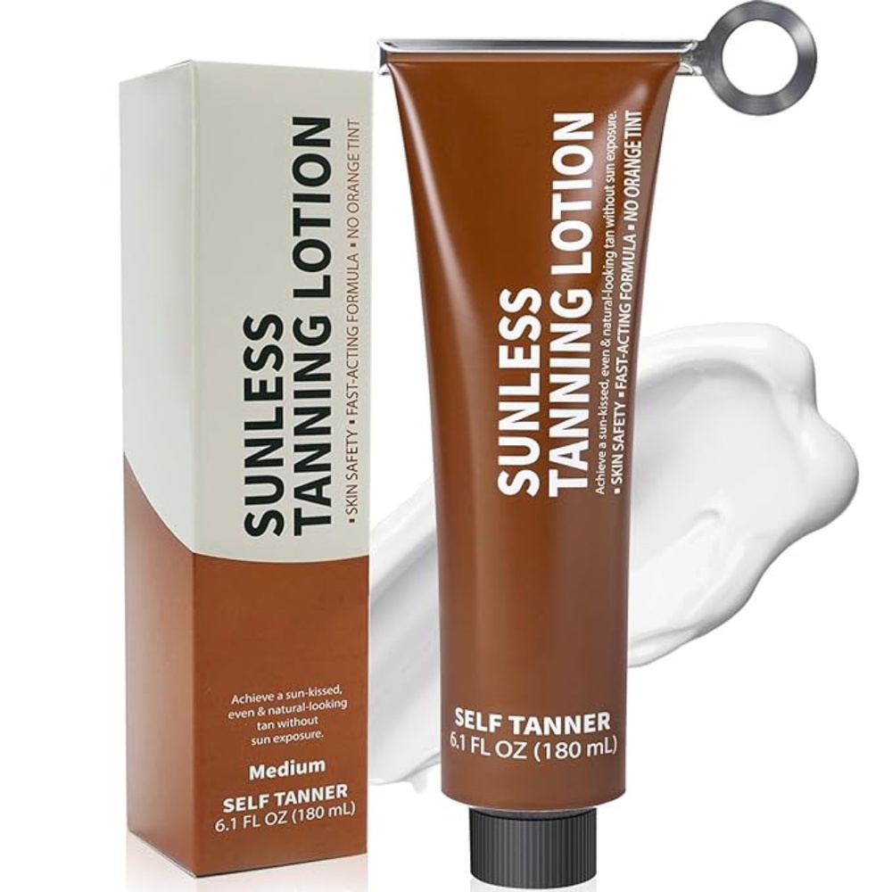 New Self Tanning Lotion with Tube Squeezer Reusable